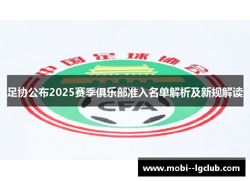 足协公布2025赛季俱乐部准入名单解析及新规解读 足协公布2025赛季俱乐部准入名单解析及新规解读